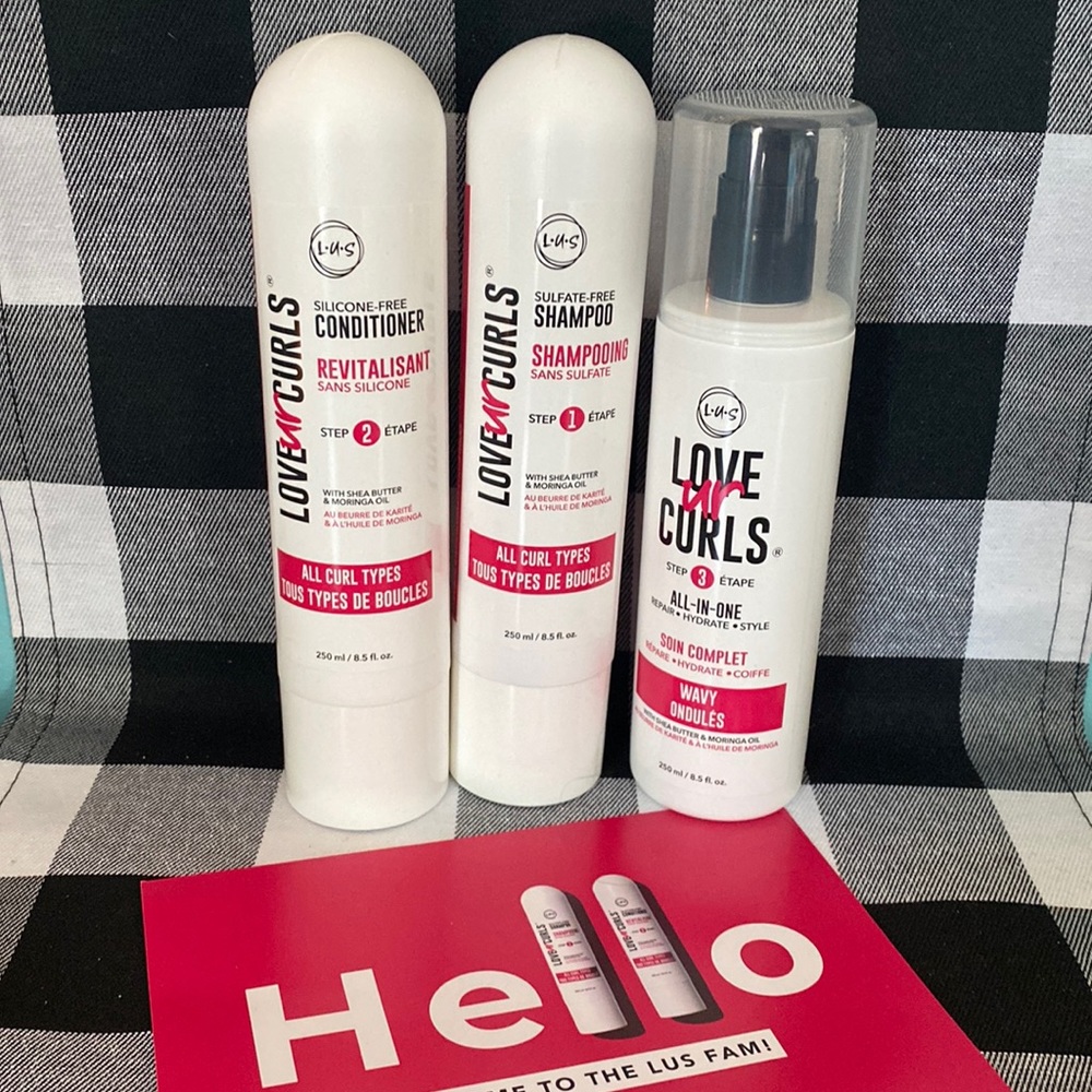 Lus love ur curls 3 step set